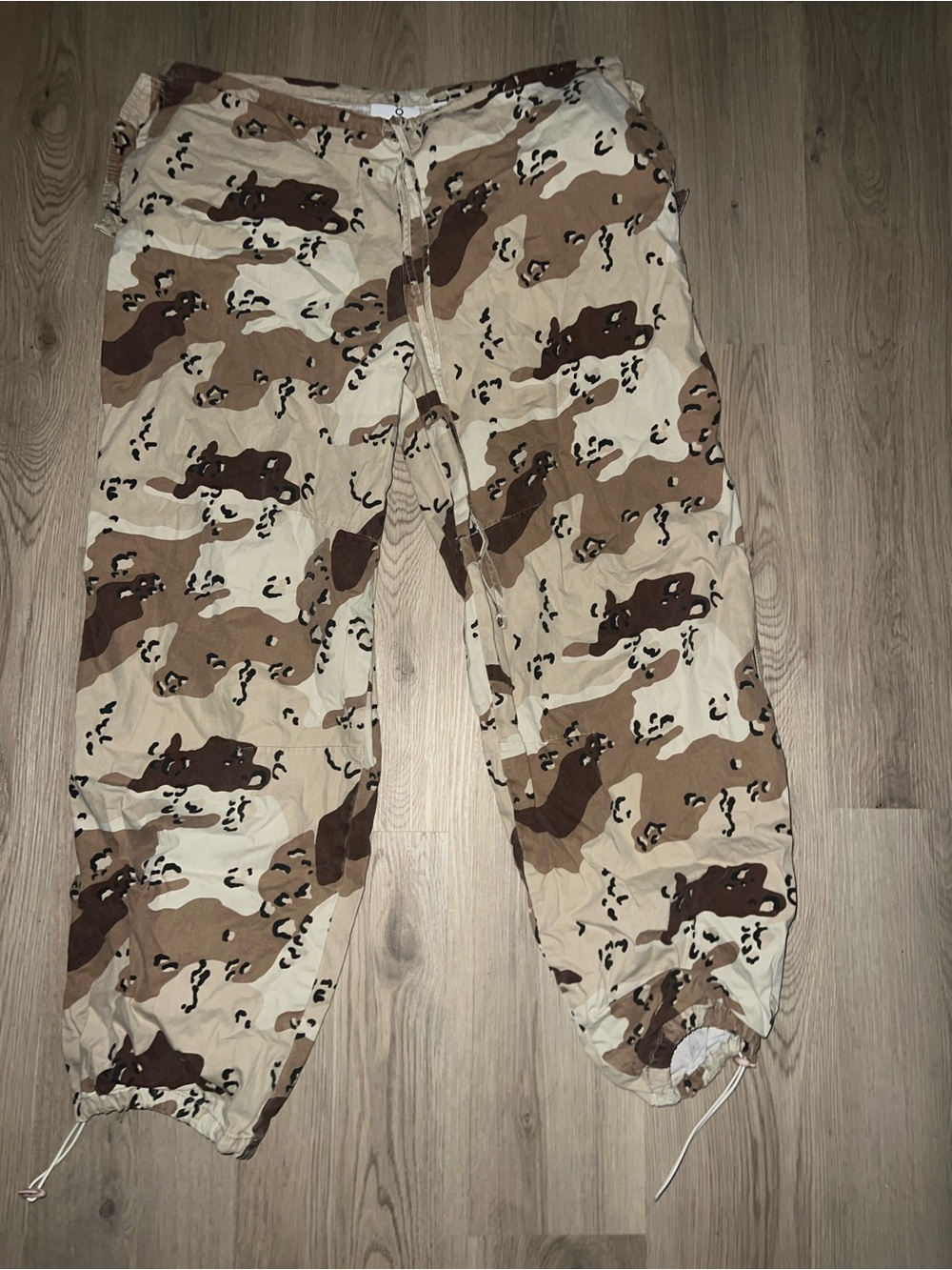 COLLUSION Unisex Camo Cargo Pants Size M Oversized Streetwear